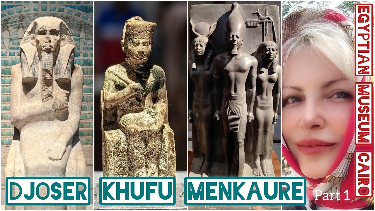 Adeyto in Egypt CAIRO MUSEUM KING DJOSER KHUFU MENKAURE Dec.3.2023 ...