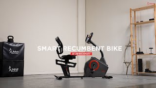 Sunny Health & Fitness Premium Magnetic Resistance Smart Recumbent Bike - SF-RB4850SMART screenshot 4