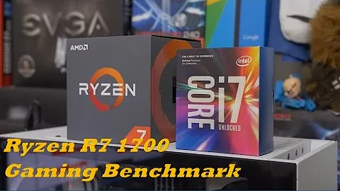 ゲーム性能比較：Ryzen R7 1700 vs. Core i7 7700K