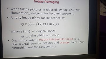 Local image enhancement videolecture