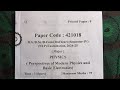 B.Sc. 4th sem physics 2024-25 Msdsu Azamgarh university