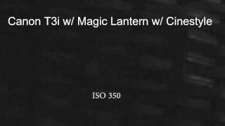 T3i Magic Lantern ISO Noise Test