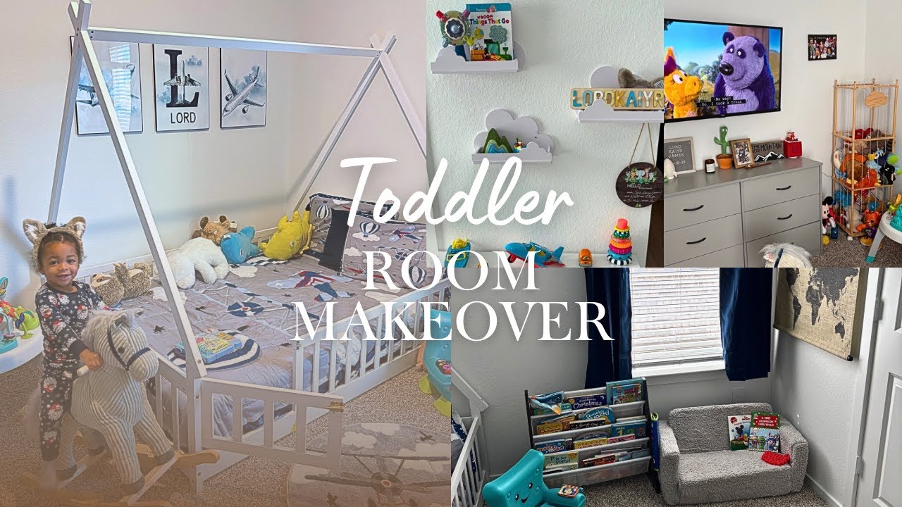 Великолепное преображение детской комнаты для 2-летнего ребенка в новом доме! 😍😱⛺️