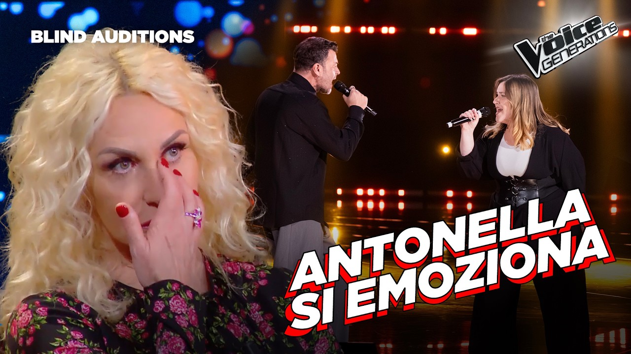 Flora e Antonio cantano “La cura per me” di Giorgia | The Voice Generations Blind Auditions
