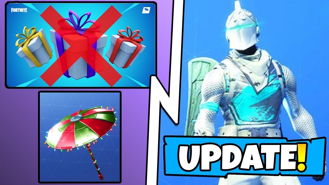 new fortnite update gifting skins removed white knight skin free season 7 battle pass items - fortnite gift battle pass skins