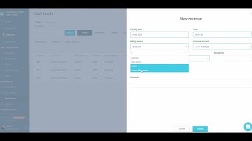 How to create new revenue in Cash Book in the HotelFriend System