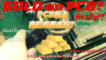 Do you believe there is really GOLD on PCB board?#syspcb #pcb #gold #pcbmanufacturing #pcbtoday