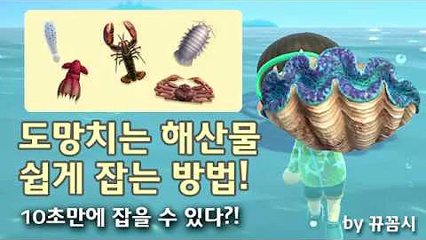 모여봐요 동물의 숲 실러캔스 잡는 꿀팁 모여봐요 동물의 숲 실러캔스 잡는 꿀팁