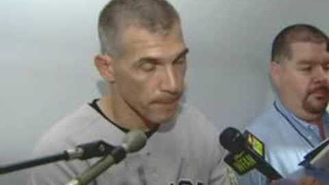 Joe Girardi following his team