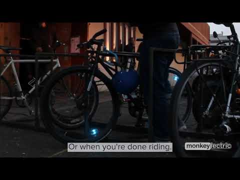 Monkey Light A15: Automatic lights that turn on when you ride