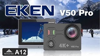 TEST akční kamery EKEN V50 Pro 4K+ │Unboxing - TEST - návod -TRIKY - recenze CZ - Pec pod Sněžkou