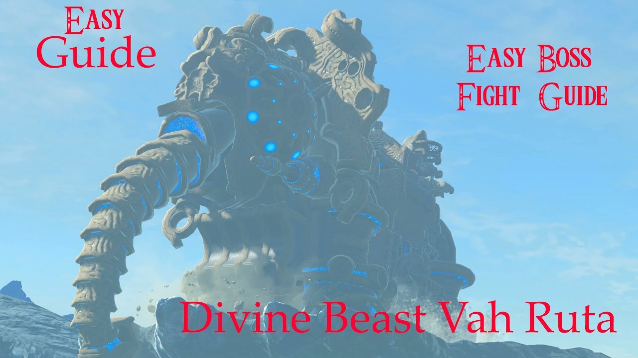 EASY Zora's Domain Divine Vah Ruta Guide & How WaterBlight Ganon EASILY - YouTube