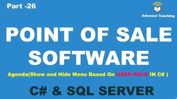 How to Show and Hide Menu Based On User ROLE in C# Window Form