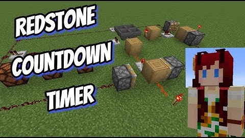 Redstone Countdown Timer Tutorial