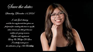 18th birthday debut Angellyn 2024