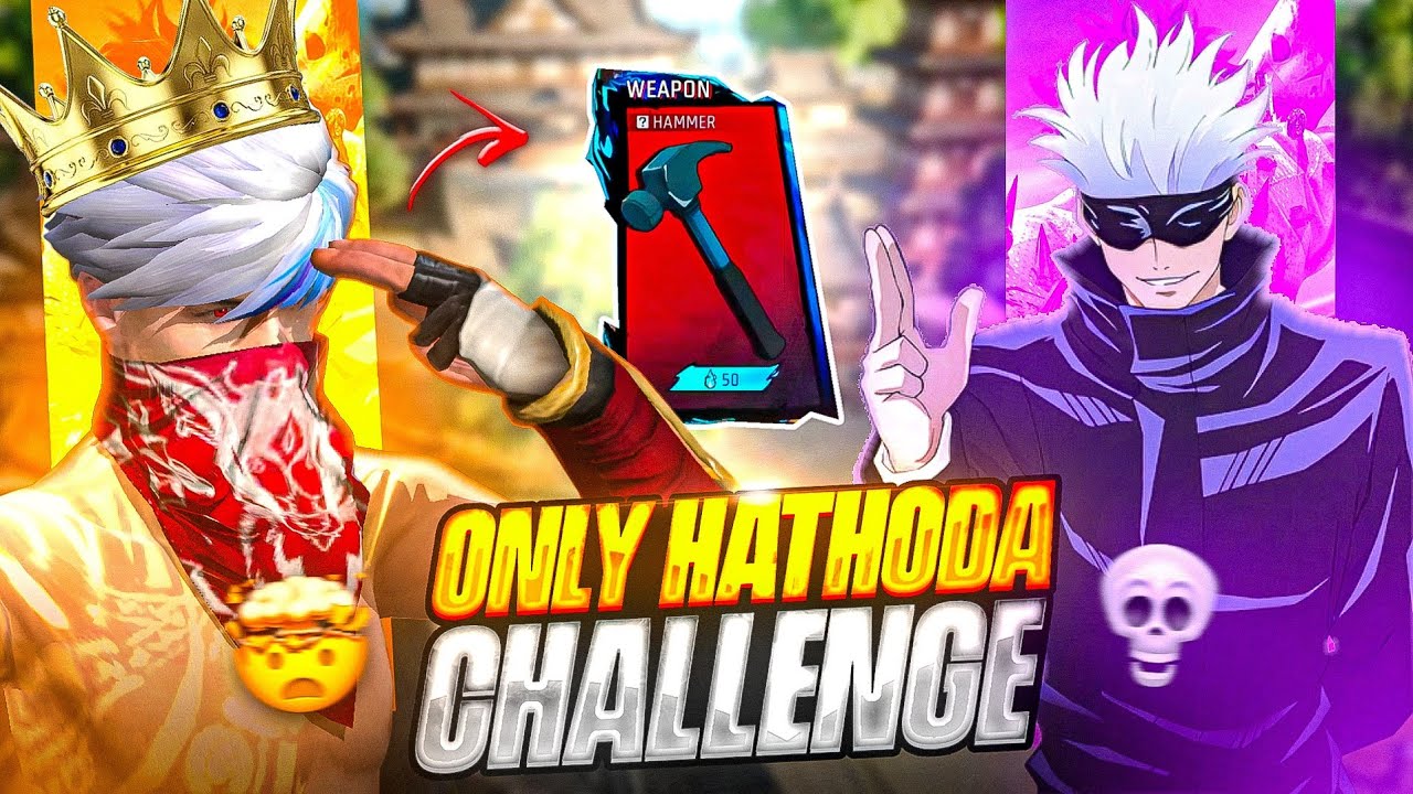 Only Hammer challenge in BR Rank 🔥 with GOJO squad| DEEPAK RDS | 