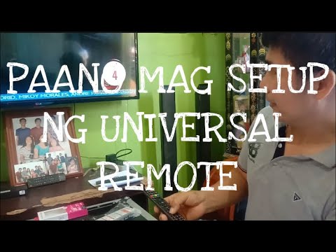 Video: Paano Mag-set Up Ng Remote Control