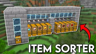 Best Item Sorter For Minecraft 1.20! Minecraft Bedrock