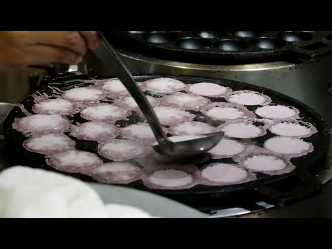 Thai Coconut Pancake(Kanom Krok) - Thai Street Food