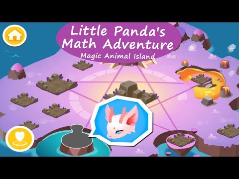 Little Pandau0027s Math Adventure - Magic Animal Island - Pave Roads | Babybus Games
