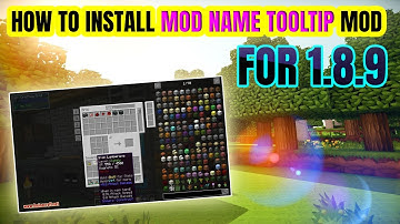 How to Install Mod Name Tooltip mod for Minecraft 1.8.9 in 2021