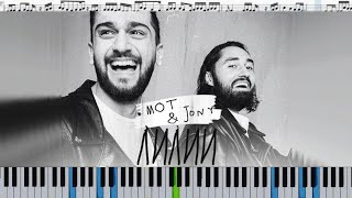 Мот & JONY - Лилии (кавер на пианино + ноты)