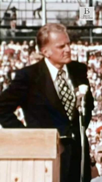God has given us all the evidence we need to show us He’s real and worthy of our trust. #billygraham