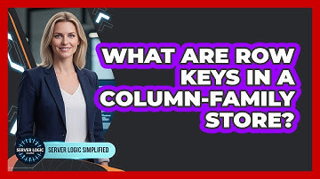 What Are Row Keys In A Column-Family Store?