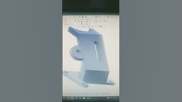 simple mechanical part design using solid works #fiverr #solidworks