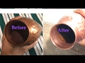 How to clean the Inside of  a Copper Water Bottle