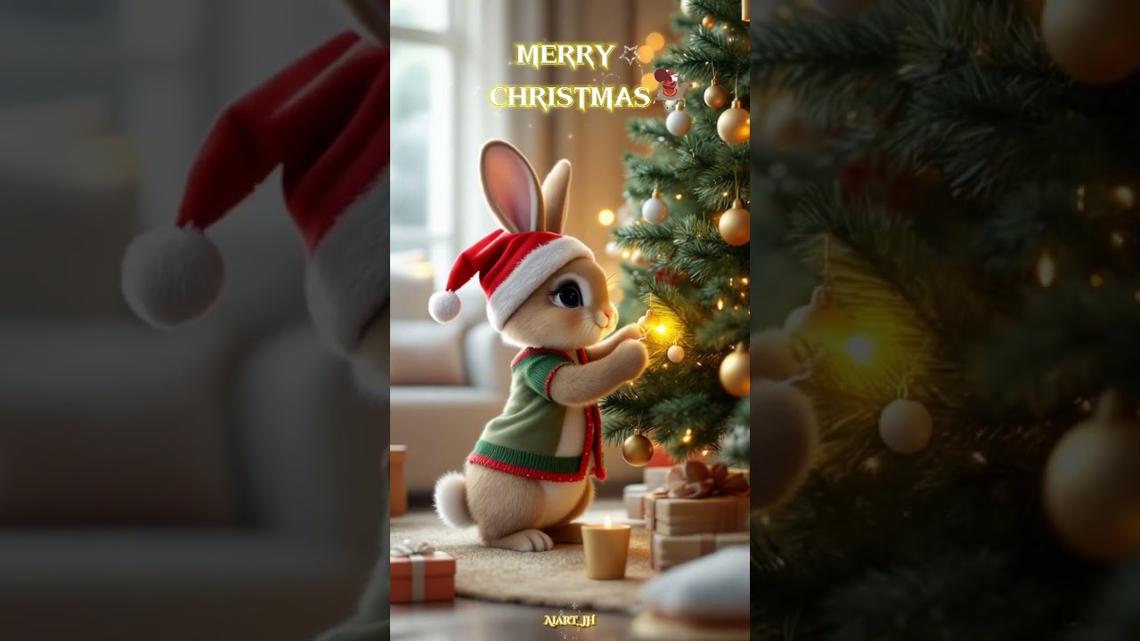 Cute Bunny Christmas 