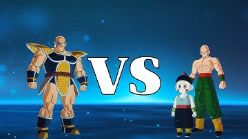 Nappa vs Tien Shin Han & Chiaotzu (CPU VS CPU) | Dragon Ball Sparking Zero