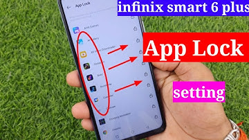 infinix smart 6 plus app lock setting | infinix smart 6 plus mein app lock kaise karen