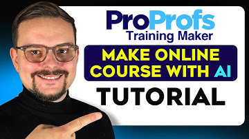How to Create an Online Course with AI? ProProfs Training Maker Tutorial