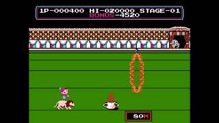 Game Over Circus Charlie Nes