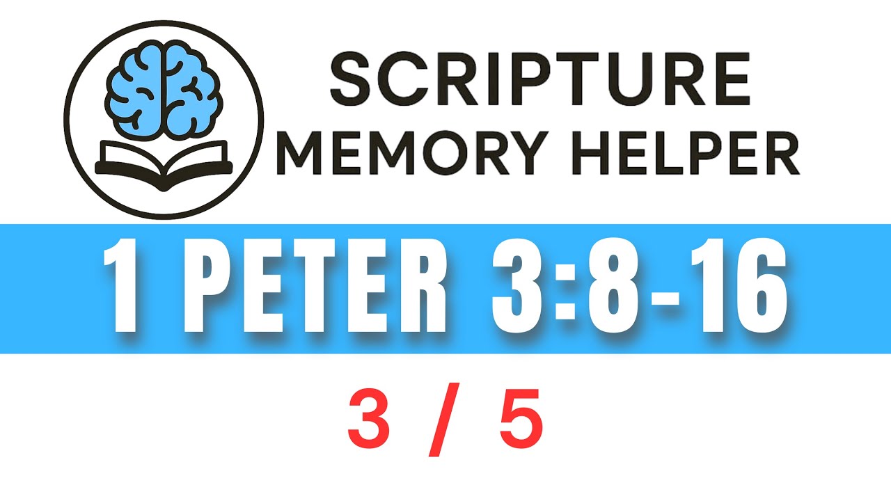 1 Peter 3:8-16 Scripture Memory Loop (Part 3 of 5) | Bible Verse Song