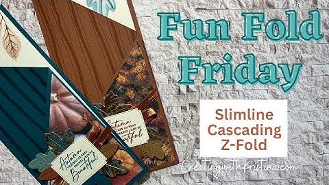 Fall Foliage Fun Fold: Step by Step Autumn Slimline Z Fold