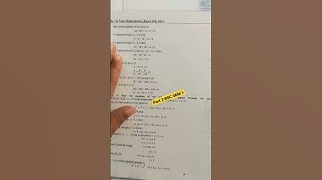 BSC SEM-1 Geometry and vector calculus #viralvideo #solved #paper #notes #viralvideo