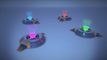 3D Game Asset: Sci-fi Transporter