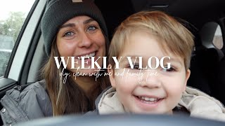 weekly vlog: redecorating, cleaning and having family time!