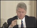 Pres. Clinton at Anti-Gang and Crime Suppression Briefing (1996)