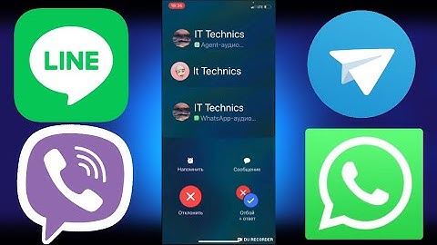 Incoming Call: WhatsApp, Telegram, Viber, Agent at the Same Time (iPhone X,iOS 14)