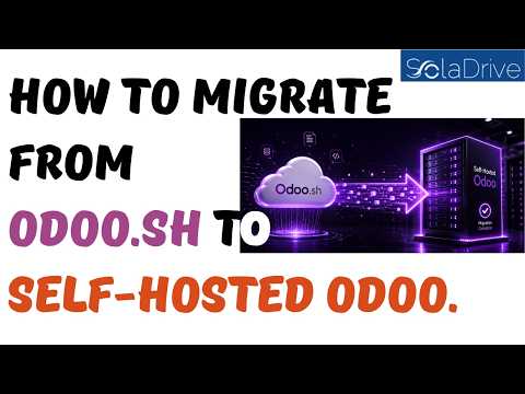 How to Migrate from Odoo.sh to Self Hosted Odoo
