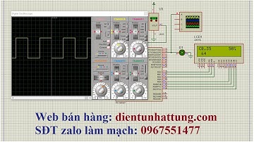 Điều chế xung PWM + Nhiệt độ LM35 + Tốc độ quạt + LCD1602, Lập trình Vi điều khiển