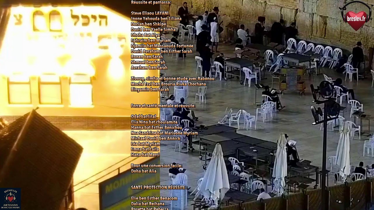 Tikoun Haclali LIVE 28 AV - Breslev - Ouman `