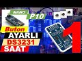 🔘 Buton ile Ayarlanabilir DS3231 P10 Saat...