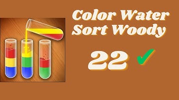 Color Water Sort Woody Puzzle Level 22