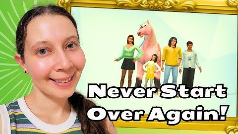 How to FINALLY stick to one Sims 4 Save File forever! Sims 4 Gameplay and Rotational Play