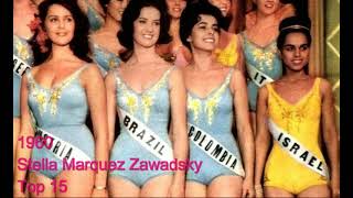 Colombia en Miss Universe - Años 60