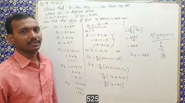 10th class maths | progressions exercise:- 6.3 Qno 7 | sri pragna maths | AP/TS maths